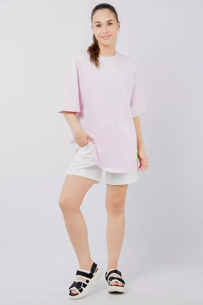 Женская спортивная футболка Anta SS Dance Tee розовая - 2