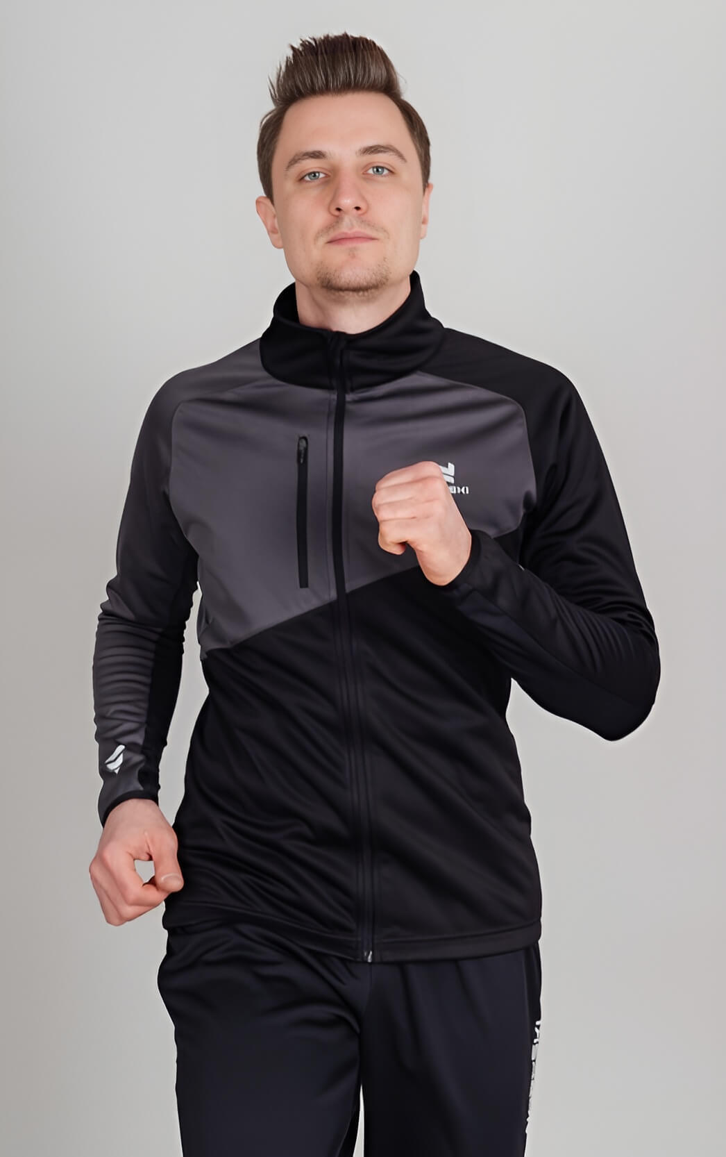 Nordski Premium лыжная куртка мужская black-graphite