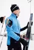 Мужская тренировочная лыжная куртка Nordski Pro light blue-black - 13
