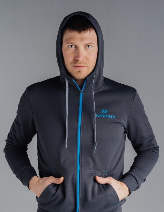 Nordski Hood Cuff спортивный костюм мужской grey-black - 4
