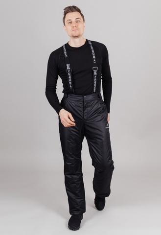 Nordski Premium прогулочные лыжные брюки мужские black