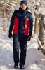 Теплый лыжный костюм мужской Nordski Base темно-синий-красный - 4