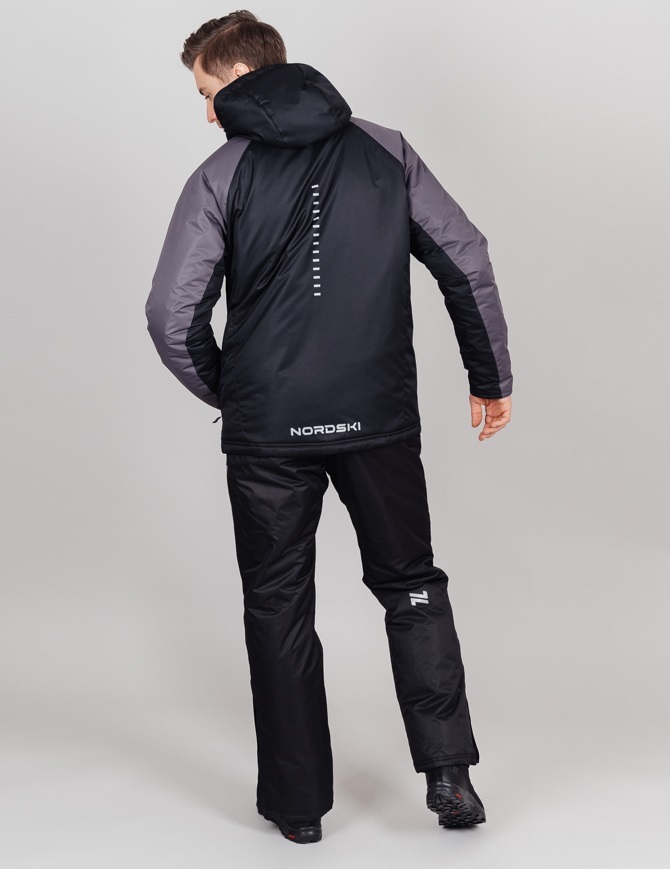 Nordski Premium Sport теплый лыжный костюм мужской grey - 2