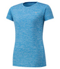 Mizuno Impulse Core Tee футболка для бега женская голубая - 1
