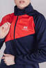 Женская разминочная куртка Nordski Premium blueberry-red - 9