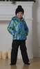 Nordski Kids City детский теплый лыжный костюм синий-лайм - 1