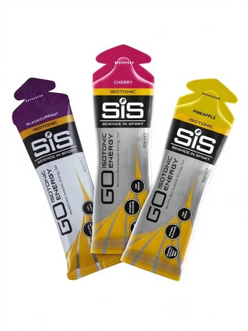 Набор углеводных гелей SIS Go Isotonic Gel вишня-ананас-смородина