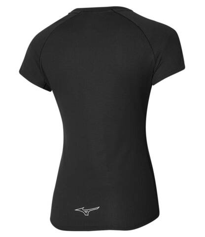 Mizuno Dryaeroflow Tee беговая футболка женская черная