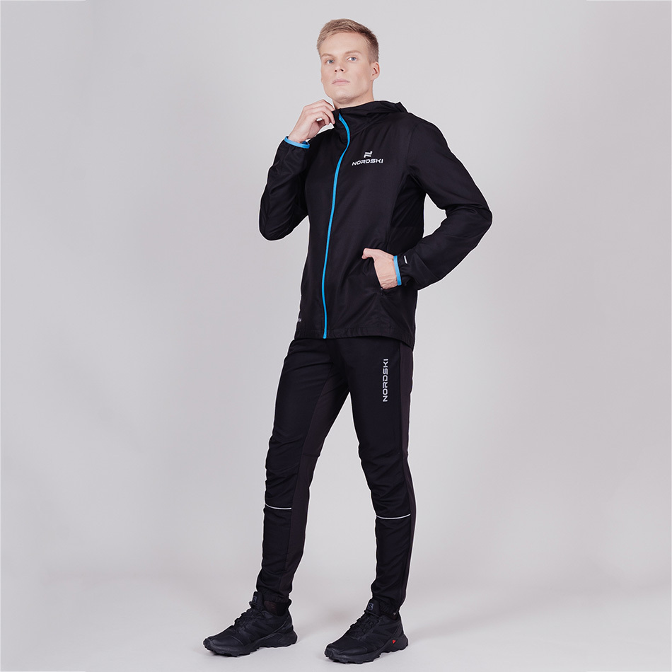Мужской костюм для бега Nordski Run black
