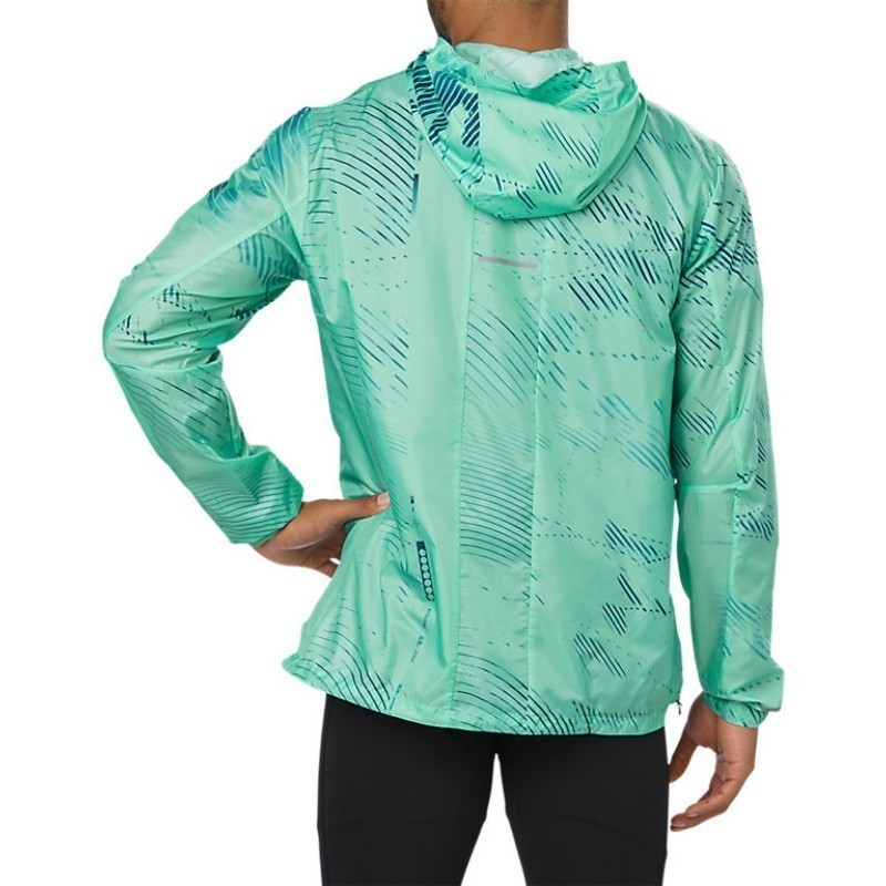 Asics Packable Base Layer Graphic костюм для бега мужской голубой-черный - 3