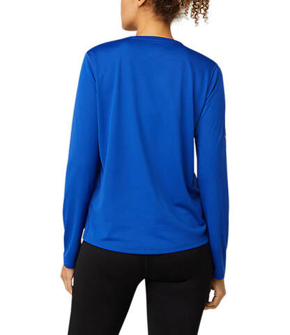 Asics Katakana Ls футболка с длинным рукавом женская синяя