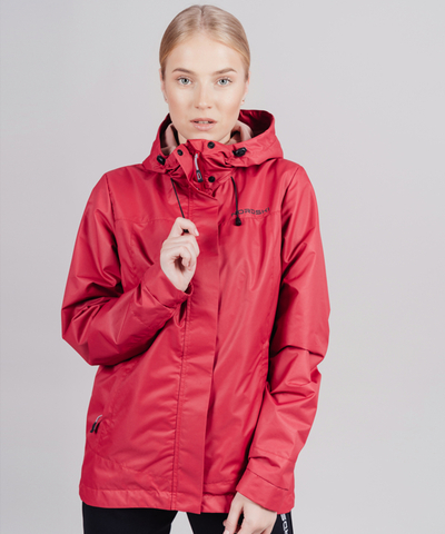 Женская ветрозащитная куртка Nordski Storm barberry
