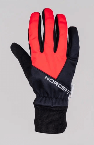 Перчатки лыжные Nordski Motion WS унисекс black-red