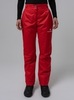 Nordski Light утепленные ветрозащитные брюки женские красные - 1