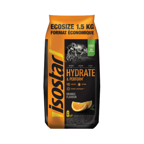 Изотоник Isostar Hydrate & Perform Ecopack апельсин 1,5 кг