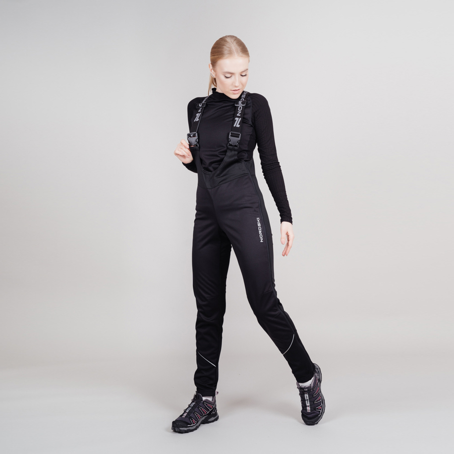 Женский утепленный разминочный костюм Nordski Base Active black - 7