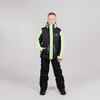 Nordski Jr Extreme горнолыжный костюм детский black-lime - 1