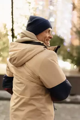 Утепленная куртка мужская Nordski Casual denim-beige