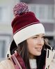 Вязаная шапка с ветрозащитой Nordski Arctic WS унисекс wine - 6