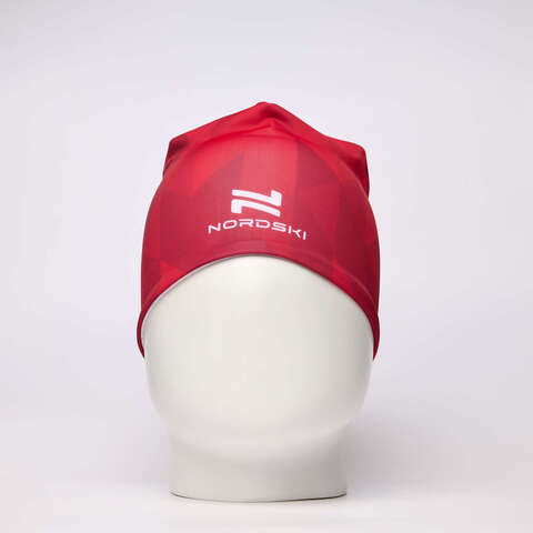 Гоночная шапка подростковая Nordski Jr Race red