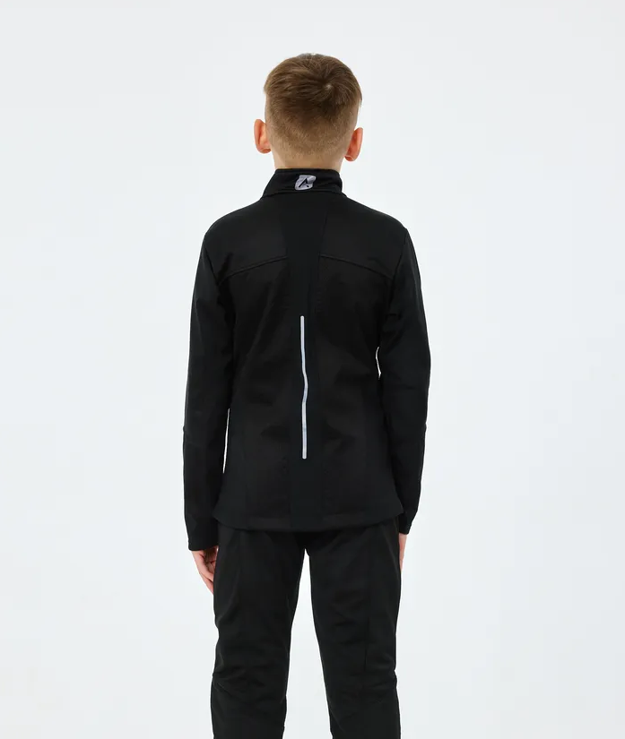 Детская лыжная куртка Arswear Softshell Rase Kids черная - 2