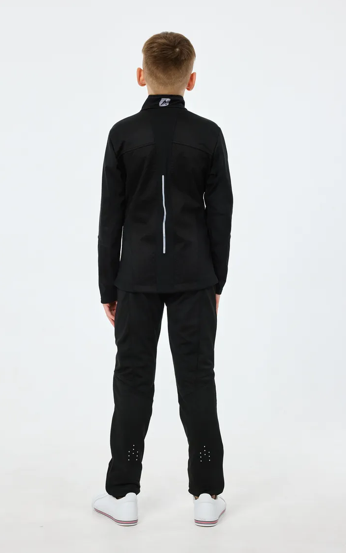 Детская лыжная куртка Arswear Softshell Rase Kids черная - 10