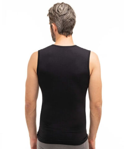 Мужское термобелье майка Brubeck Comfort Wool черная