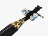 Поясная сумка для бега Enklepp Run Belt 365 trap-black flowers yellow - 4