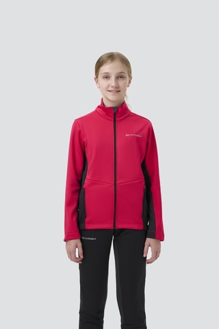 Детская лыжная куртка Nordski Jr. Advance pink-black