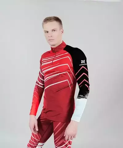 Лыжный гоночный костюм Nordski Pro унисекс red-black