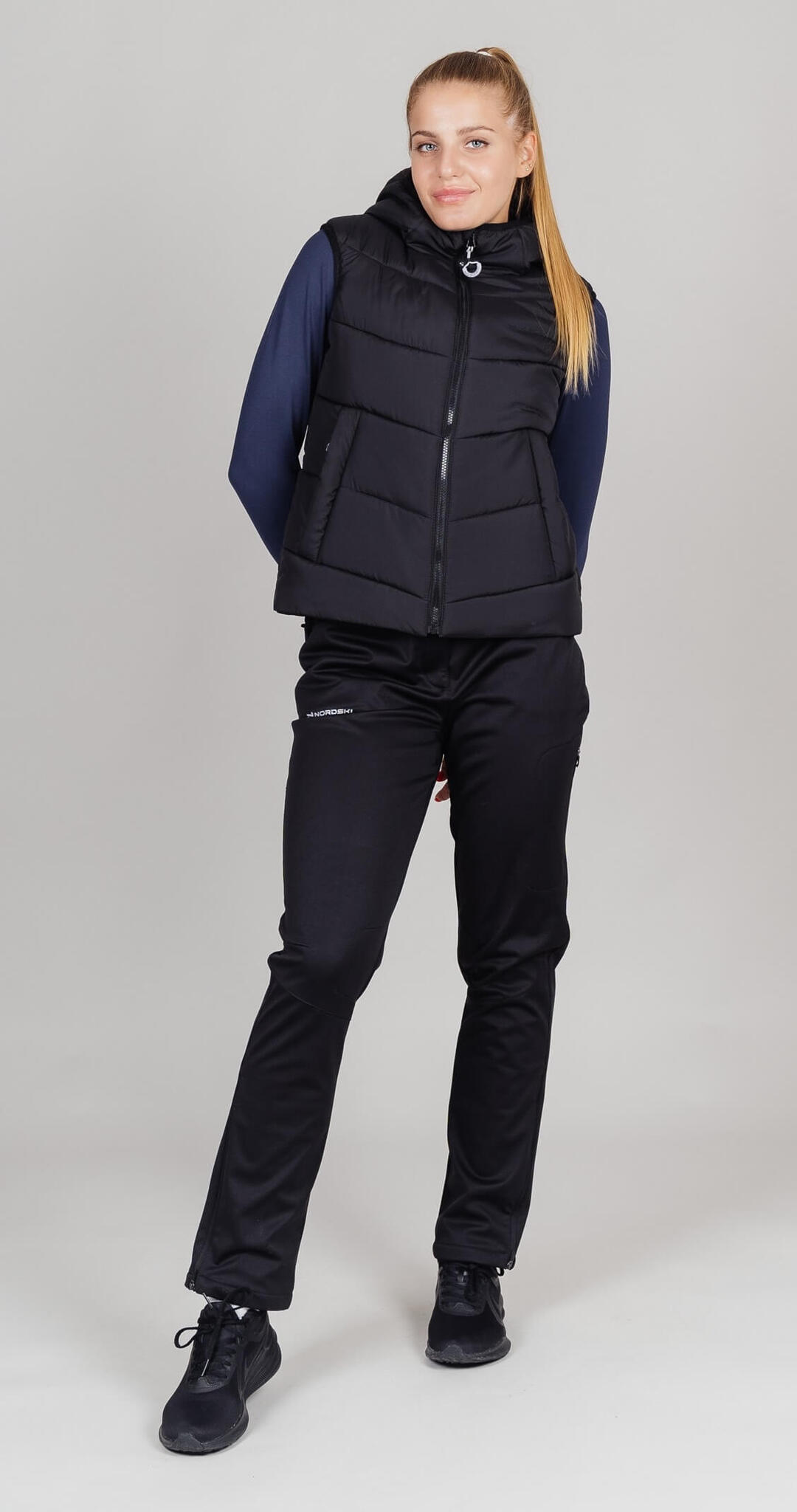 Женский утепленный жилет Nordski Air black - 7