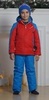 Nordski National Kids детский прогулочный костюм  красный - 1