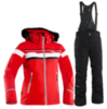 8848 ALTITUDE CARLIN POPPY женский горнолыжный костюм красный - 5