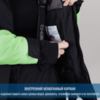 Горнолыжная куртка женская Nordski Extreme black-lime - 10