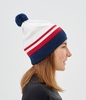 Лыжная шапка c шерстью Nordski Move white-red-blue - 3