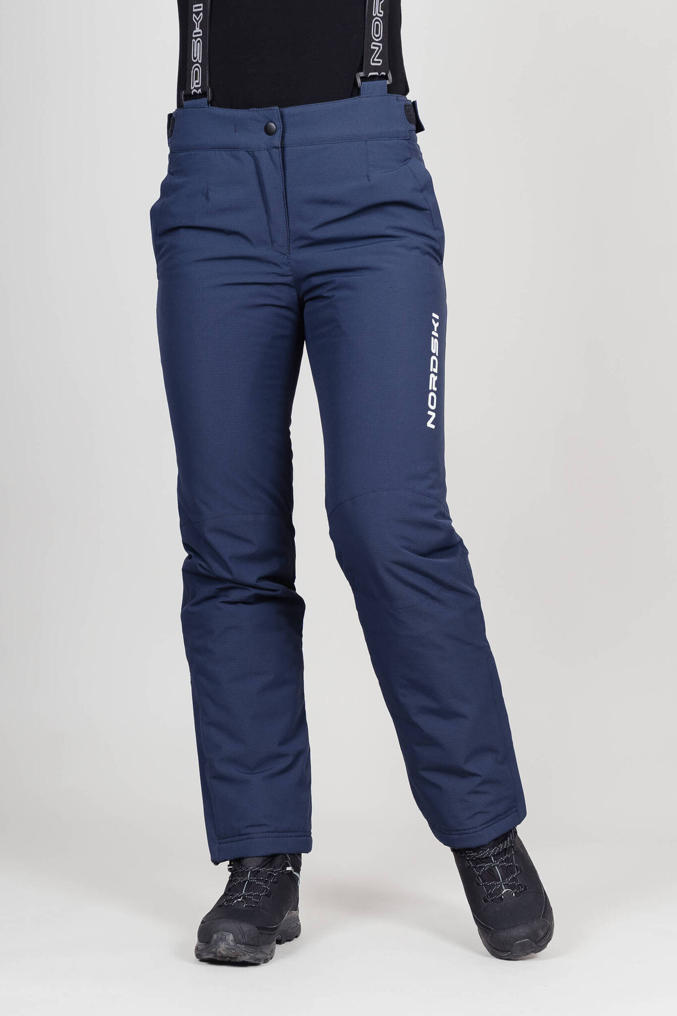 Nordski Mount лыжные утепленные брюки женские dark blue - 4