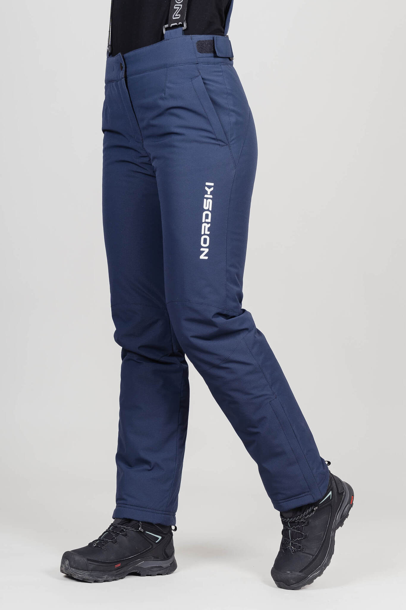 Nordski Mount лыжные утепленные брюки женские dark blue - 5