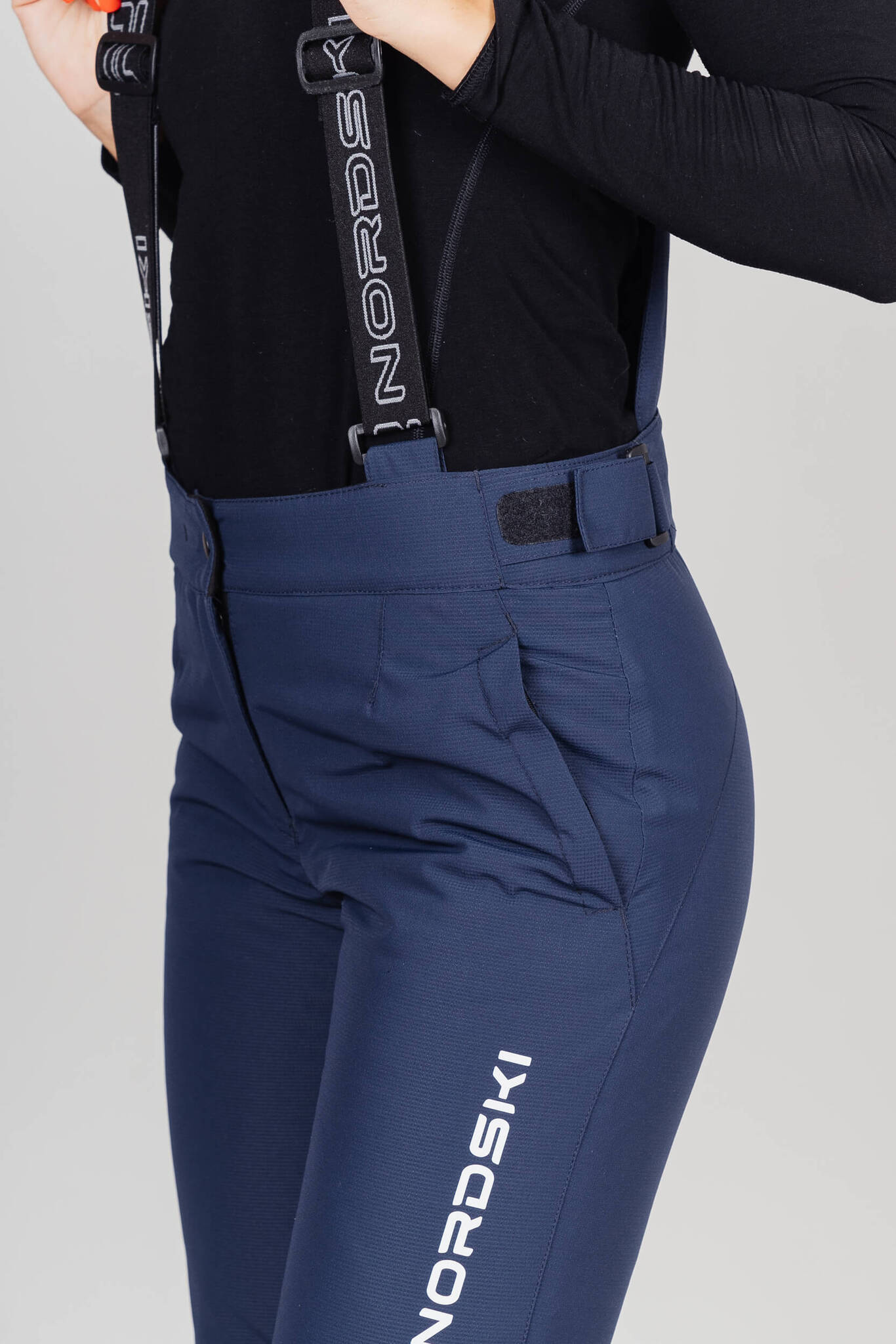 Nordski Mount лыжные утепленные брюки женские dark blue - 7