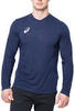 Asics Long Sleeve Tee мужская беговая рубашка синяя - 1