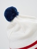 Лыжная шапка c шерстью Nordski Move white-red-blue - 6