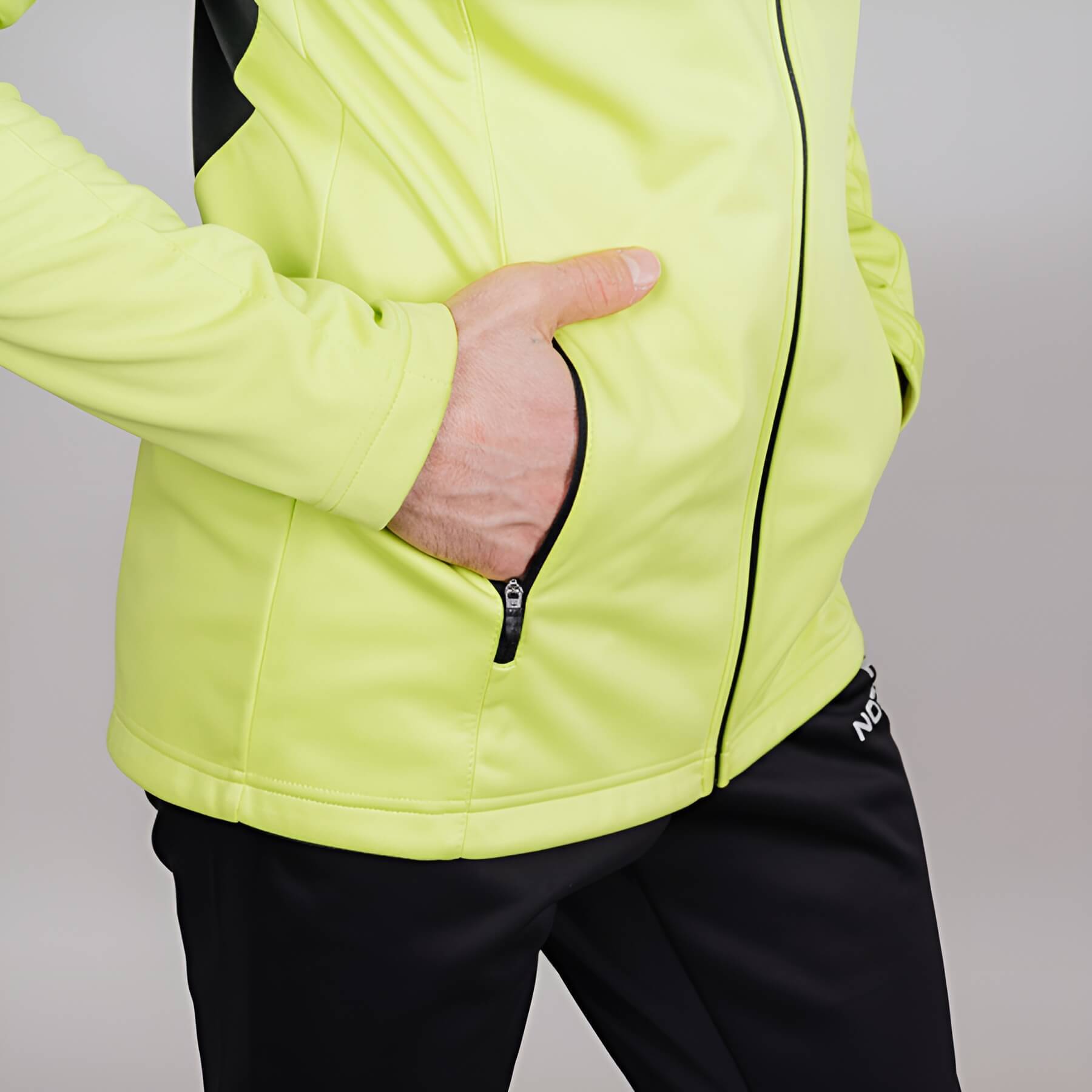 Детский утепленный разминочный костюм Nordski Jr Base Active lime - 6