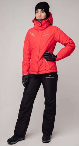 Nordski Extreme горнолыжный костюм женский red