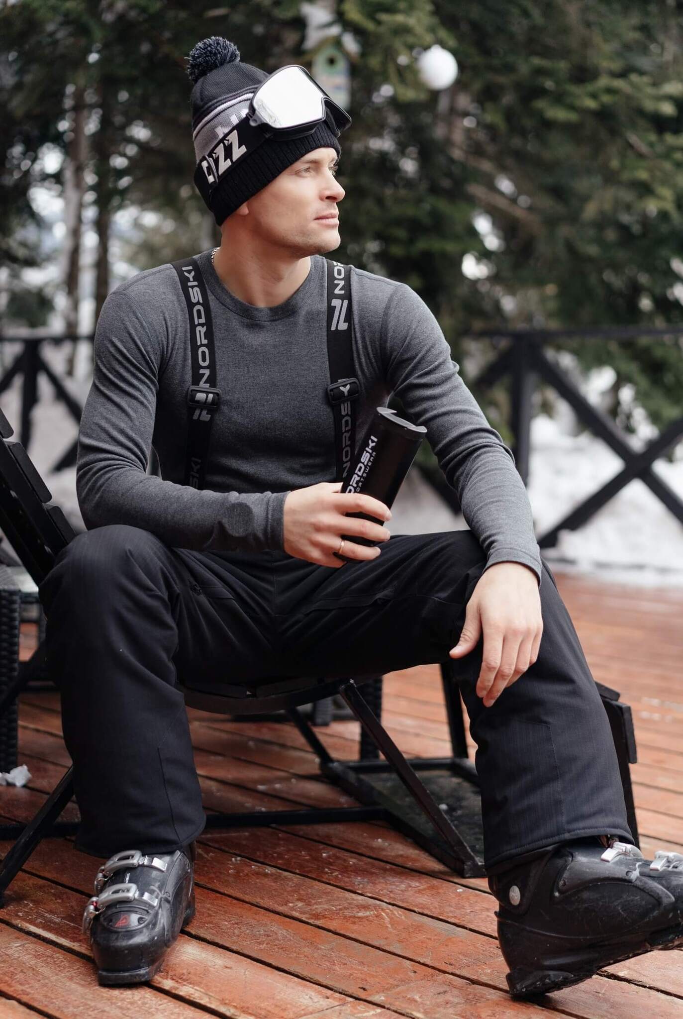 Мужской комплект термобелья Nordski Soft grey - 10