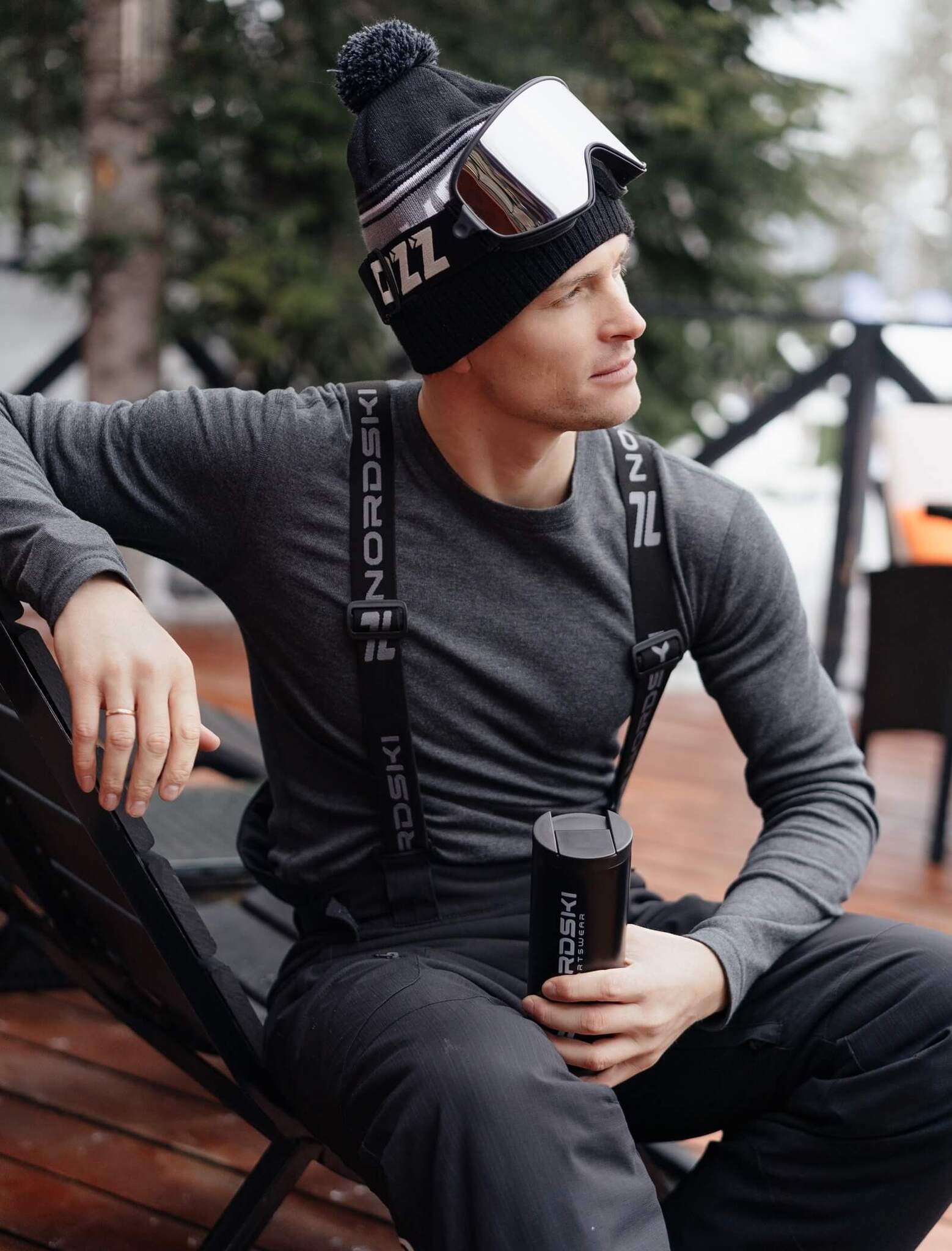 Мужской комплект термобелья Nordski Soft grey - 9