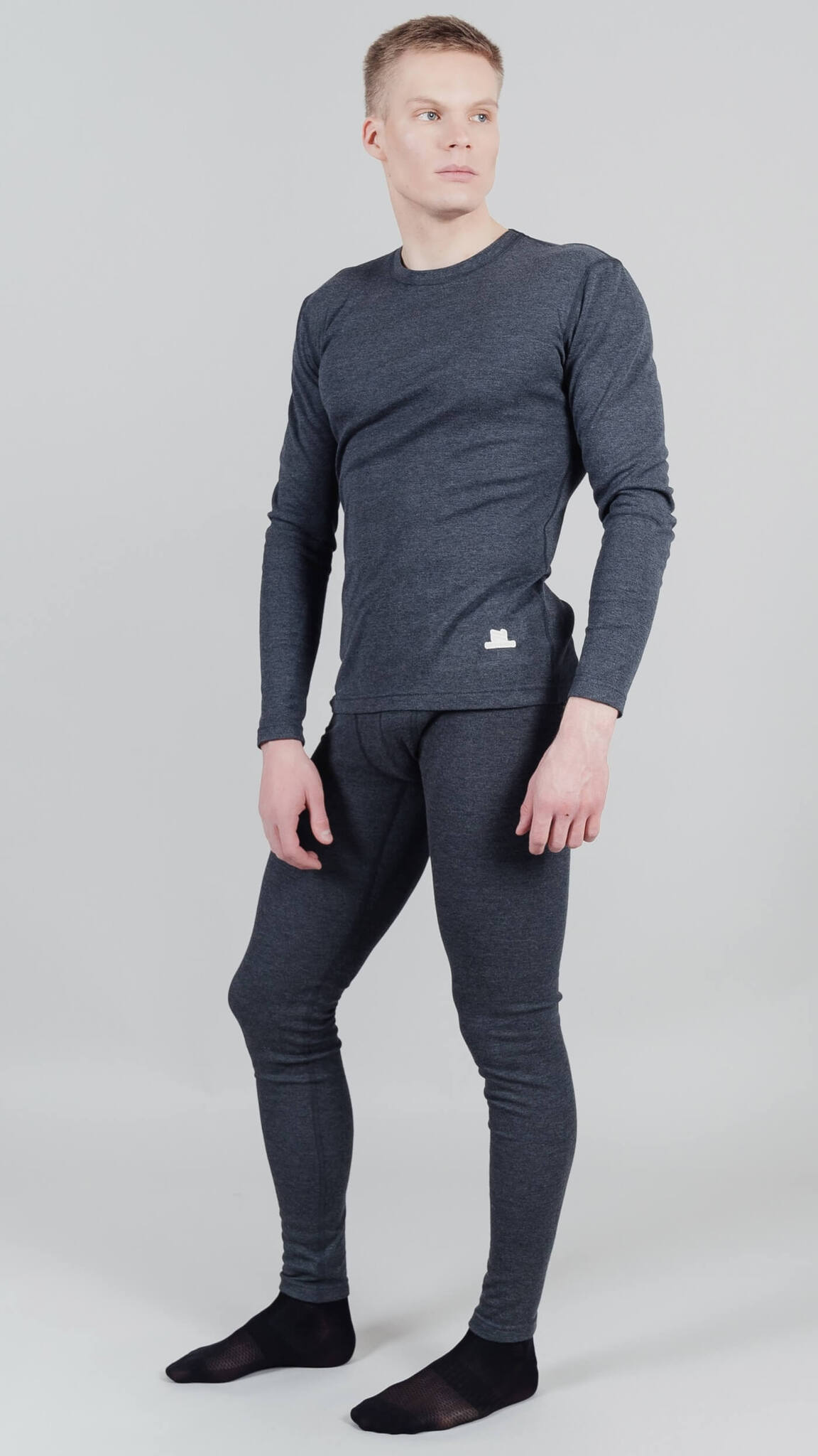 Мужской комплект термобелья Nordski Soft grey - 2