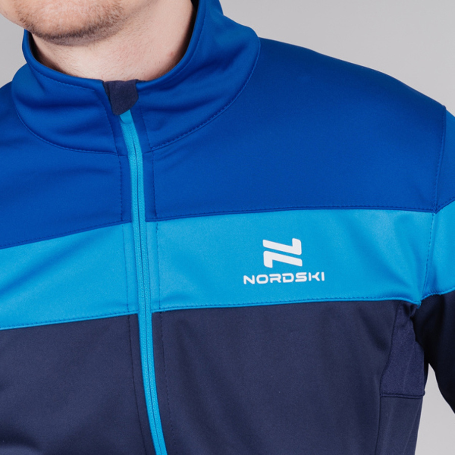 Nordski Drive лыжная куртка мужская blueberry-blue - 4
