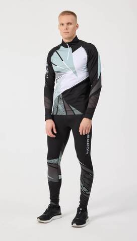 Лыжный гоночный костюм Nordski Heat унисекс black-ice mint