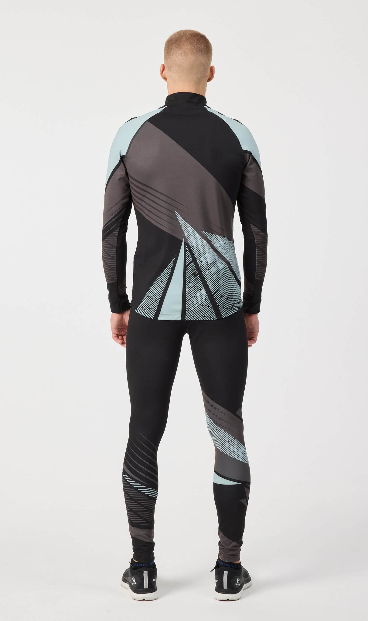 Лыжный гоночный костюм Nordski Heat унисекс black-ice mint - 5