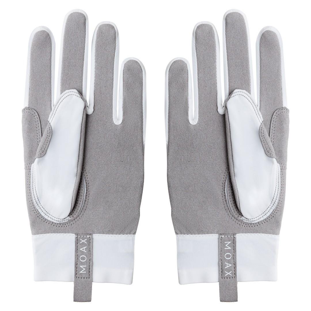 Перчатки для лыжероллеров Moax Speed белые - 2
