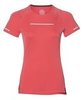 Asics Lite Show Ss Top футболка беговая женская коралловая - 1